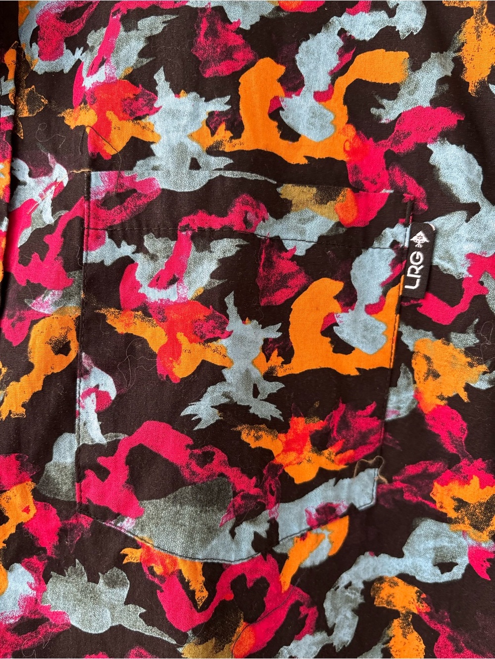 LRG Lifted Research Group Short Sleeve Shirt 2X - Picture 6 of 6